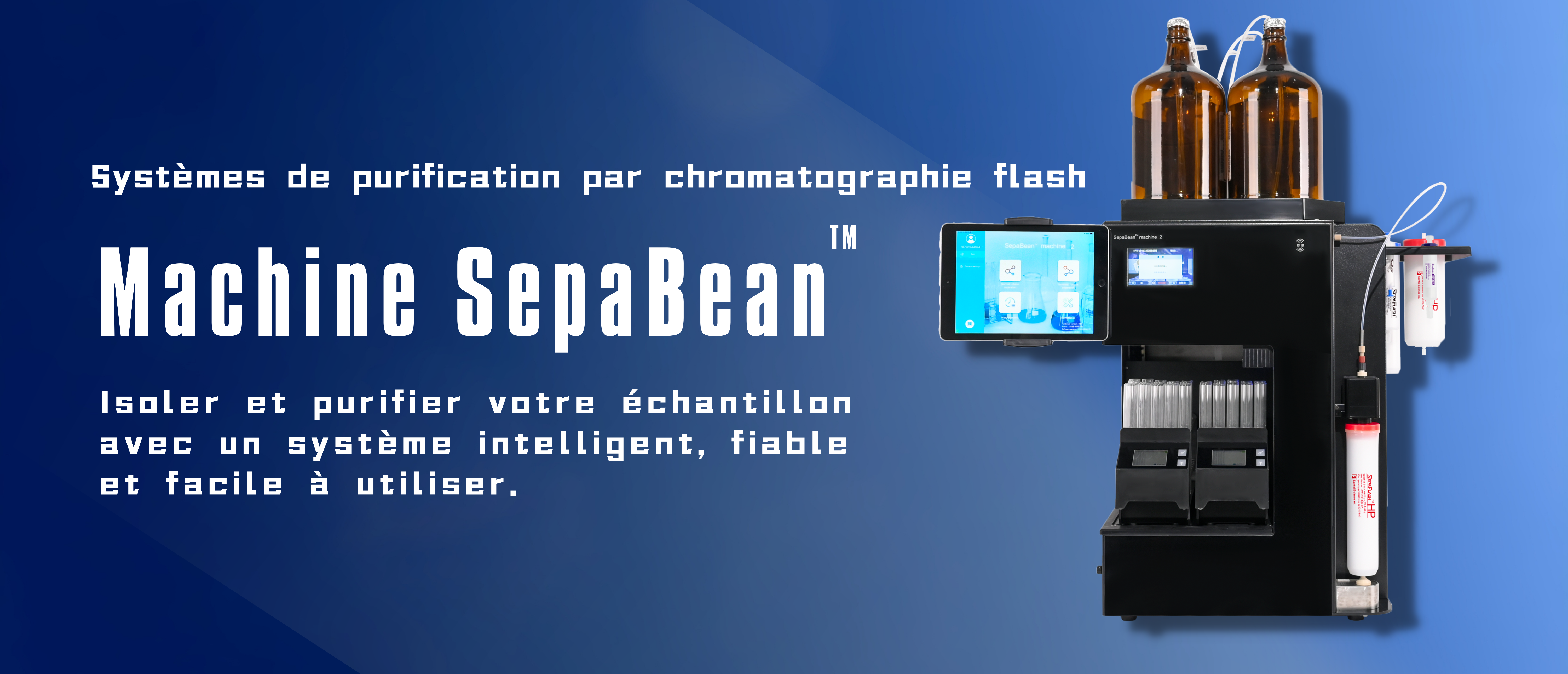 Système de chromatographie flash