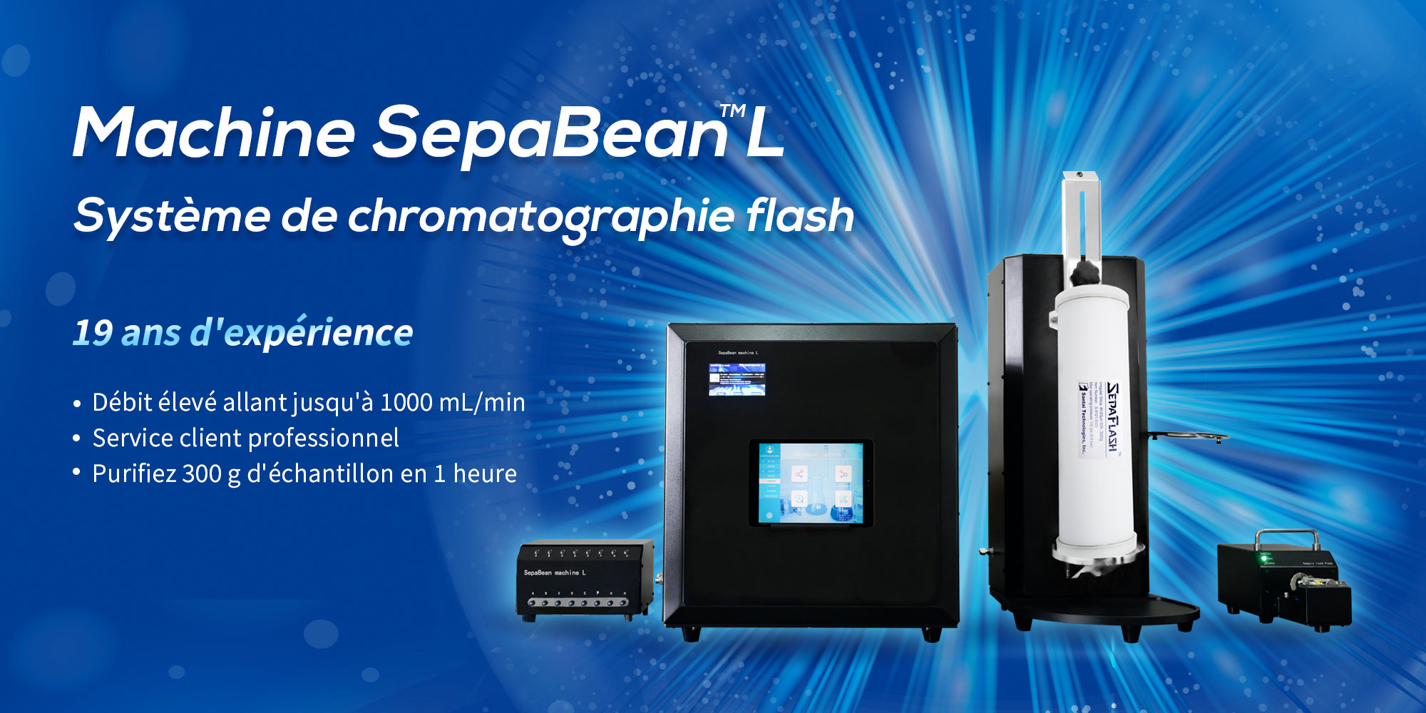 Système de chromatographie flash